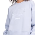 thumbnail image 3 of Women's Starter Light Blue Buffalo Bills Travel Pastels Boxy Fleece Sweatshirt, 3 of 3