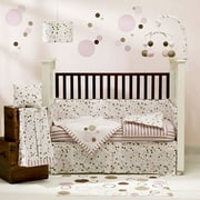 Sumersault - Bubble Fun 4-Piece Crib Bedding Set, Pink