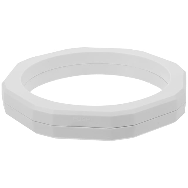 Phenofice Film Display Box Floating Frame Display Holder Plastic White 1Pack Dustproof for New Year