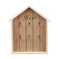 thumbnail image 2 of Decorative Farmhouse Wall Key Organizer 6 Key Hooks for Bathroom Office Home, 2 of 8