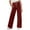 Wine, variant on FAIWAD Kids Girls Wide Leg Sweatpants High Waisted Drawstring Baggy Pants Casual Athletic Joggers Sweat Pants