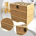 thumbnail image 6 of Dualoai Essential Oil Box Holder 3 Layer Display Display Rack Fragrance Carrier Case for Counter Travel Bedroom Business Presentation, 6 of 6