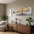 thumbnail image 2 of Canvas Wall Art for Living Room - Large Yellow Tree of Life Canvas Prints, Modern Abstract Nature Painting for Kitchen Bedroom Office Wall Decor, 2 of 7
