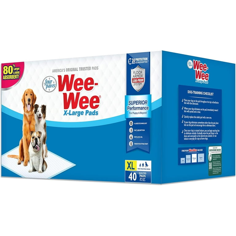 Four Paws Wee-Wee Extra Large Puppy Housebreaking Pads Four Paws Wee-Wee Extra Large Puppy Housebreaking Pads