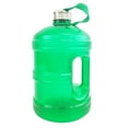 thumbnail image 1 of 1/2 Gallon BPA FREE Reusable Plastic Drinking Water Bottle w/ Stainless Steel Cap - 64 oz. - Green, 1 of 2