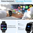 thumbnail image 3 of Reloj inteligente Tensky con pantalla AMOLED de 1,85 pulgadas para Android/iPhone, 3 of 7