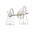 thumbnail image 4 of Millennium Lighting  Camellia 2/3/4 Light Vanity Fixture 2 Light - Brushed Nickel, 4 of 5