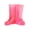 Cherry Pink, variant on Homerr Doll Rain Boots 1 Pair Rain Boot Model Miniature Rubber Rain Long Boot Footwear for Decoration Miniature Rubber Boot