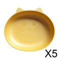 thumbnail image 1 of 5x Plato Para Escupir Huesos De Escritorio Plato Para Basura Organizador Para Pasteles Vajilla Para El Hogar Vajilla Con Forma De Gato Amarillo, 1 of 10