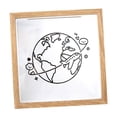 thumbnail image 4 of simhoa Shadow Box Display Case for Wedding Movie Sporting Events Stub Photo Storage 20cmx20cmx4.5cm, 4 of 8