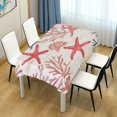 thumbnail image 4 of Yayeee Tablecloths 60" x 120" Rectangle Wrinkle Resistant Party Table Cover, Starfish Seashell, 4 of 8