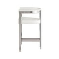 thumbnail image 6 of Meridian Furniture Marcello Cream Vegan Leather Counter Stool (Set of 2), 6 of 8