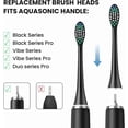 thumbnail image 3 of Replacement Toothbrush Heads Compatible with Adults AquaSonic Black Series Elect, 3 of 5