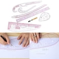 thumbnail image 4 of ziyahi Plastic Sewing Ruler Kit with Curve Accessories, Assorted Colors, 7 Count, 4 of 9
