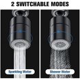 thumbnail image 3 of Swivel Kitchen Sink Aerator with Dual-function 2-Flow Sprayer, 360 Degree Swivel for Optimal Flexibility, Chrome Brass Shell for Rust-proof Durability, 3 of 5