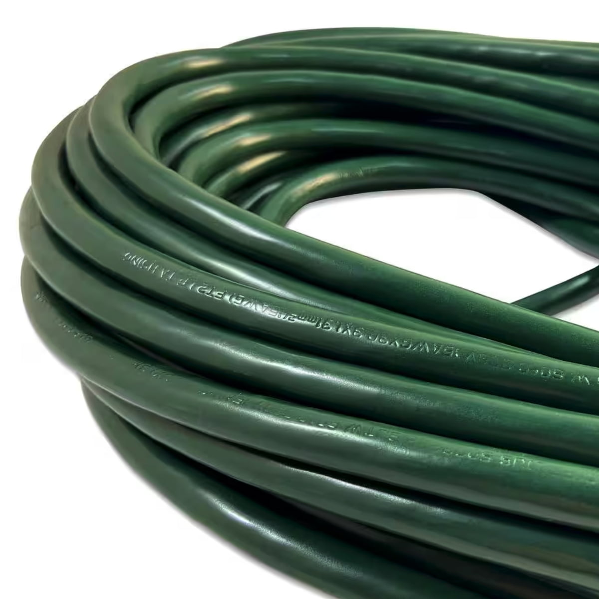 Ceybo 50 ft. 16/3 Light Duty Indoor/Outdoor Landscape Extension Cord with Multiple Outlet Triple Tap End, Green