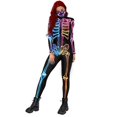 thumbnail image 3 of Womens Halloween Costume 3d Skeleton Halloween Costumes Cosplay Jumpsuit Bodysuit Multiple Sizes Available, 3 of 5