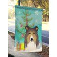 thumbnail image 2 of Carolines Treasures BB1614CHF Christmas Tree And Sheltie Flag Canvas House Size, 2 of 4