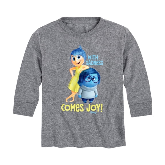 Inside Out - With Sadness Comes Joy - Toddler And Youth Long Sleeve Graphic T-Shirt