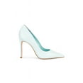 thumbnail image 2 of Schutz Lou Soft Sky Slip On Pointed Toe Slimmed-Down Stiletto Heel Pumps (Soft Sky, 7), 2 of 5