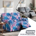 thumbnail image 5 of Xoenoiee Palm Tree Print 6-Piece Stretch Recliner Loveseat Slipcover, Jacquard Sofa Cover with Pockets, Washable Furniture Protector with Non-Slip Elastic Bottom for Kids & Pets, 5 of 6