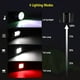 thumbnail image 4 of Linterna, linterna LED súper LED recargable, linterna de 1200 lúmenes, fuerza impermeable de zoom ajustable, adecuada para acampar, caminar, emergencias Zhivalor WLJ-4933, 4 of 5