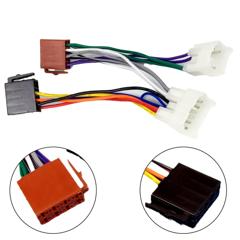 Auto Audio Estéreo Arnés De Cableado Adaptador De Enchufe Para Toyota Corolla Rav4 Prius Highlander Yaris Previa Radio Cd Dvd Estereo Arnes 32964039941