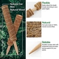thumbnail image 4 of Coir Pole, 2pcs 40cm Monstera Plant Support, Moss Pole For Cheese Plant Indoor, 4 of 5