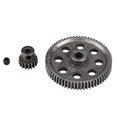 thumbnail image 1 of Conjunto de engranajes combinados para diferencial de coche RC, engranaje principal y piñón para camión RC HSP 1/10 (64 dientes, 17 dientes), 1 of 10