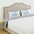 thumbnail image 5 of Haosy Satin Pillowcase for Hair and Skin Standard Cooling Silk Pillow Case with Envelope Closure Cute Blue Octopus and Star 20"x40", 5 of 9