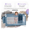 thumbnail image 3 of Cuna para Bebé 4 en 1 Esquimal - Colecho, Moisés, Cama de Viaje y Corral de Juegos (Azul), 3 of 7
