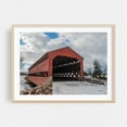 thumbnail image 2 of Historic Sachs Covered Bridge, Gettysburg in Winter - Gettysburg Pennsylvania Photography Winter Snow Architecture Rustic Scenic Rural Unframed Wall Art Print 16 x 24 inches, 2 of 7