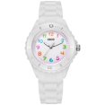 thumbnail image 1 of Reloj de pulsera para niños y niñas: bonito reloj de cuarzo con moderna correa de nailon y esfera de aprendizaje, reloj analógico de aprendizaje para aprender la hora., 1 of 4