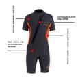 thumbnail image 4 of Ropa de piel de buceo para niños con equipo de deportes acuáticos elásticos de neopreno con cremallera JShteea El nuevo, 4 of 7