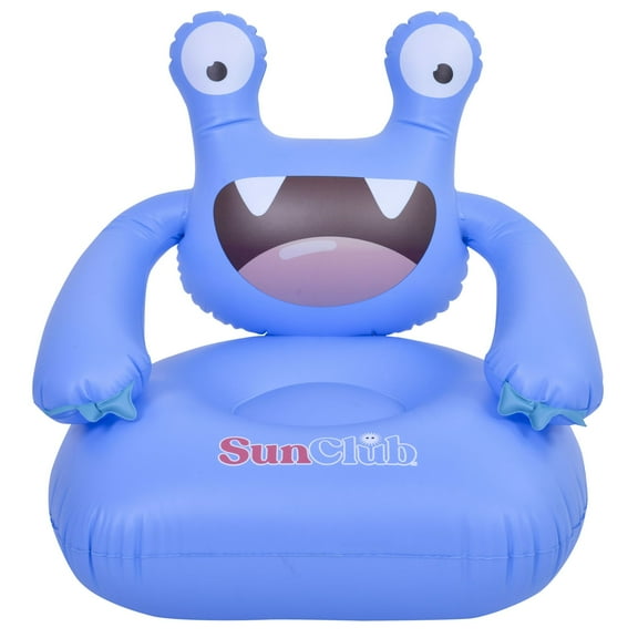Pool Central Monster Inflatable Poolside Childrens Chair - 24" - Blue