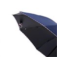 thumbnail image 3 of Parapluie de voyage pliable et coupe-vent en acier et vinyle, avec 10 baleines, pour femme et homme, 3 of 4