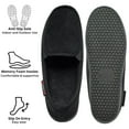thumbnail image 3 of Alpine Swiss Wide Mens Slippers Steve Moccasin House Shoes Memory Foam Insole Corduroy Slip-On Terry Lining Indoor Outdoor Non-Slip Rubber Outsole, 3 of 7