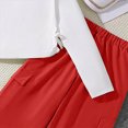 thumbnail image 6 of Girls 2-Piece Outfit Sets Long Sleeve Sweatshirt Shirts And Cargo Jogger Pants Outfits Girls Sets Kaprioy Girls Clothes Fall Winter, 6 of 9