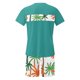 thumbnail image 5 of Blusa de Manga Corta Cuello Redondo Impresión Deportiva Camisa de Ajuste Delgado Poliéster Elástico Cintura Superior para los Hombres, Blusa Casual para el Uso Diario de Verano, 5 of 5