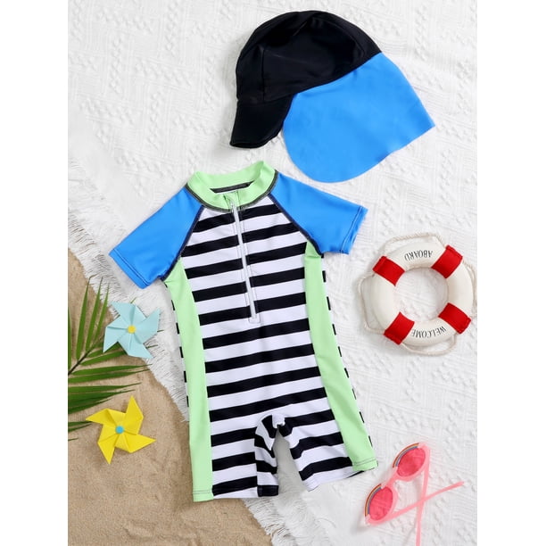 Boho Baby Boy Striped Zip Front One Piece Swimsuit With Swim Cap Multicolor 90 S042x Walmart Com Boho Baby Boy Striped Zip Front One Piece Swimsuit With Swim Cap Multicolor 90 S042x Walmart Com