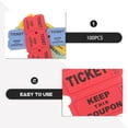 thumbnail image 4 of MRLESS 400pcs Double Roll Raffle Tickets for Events, Printable Tickets for Carnivals, Auctions, Parties, and Entertainment Activities, 4 of 8