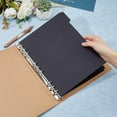 thumbnail image 6 of 20Sheets 5-Tab Binder Dividers B5 Paper 9-Hole Binder Dividers 10.19x7.8inch B5 Notebook Index Dividers with Tabs Black Write-On Dividers, 6 of 9