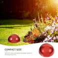 thumbnail image 3 of OHOIOLLA 1Pcs Dark Red Gazing Ball 6x6x3in for Contemporary Garden Decor, 3 of 8