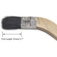 thumbnail image 4 of EcoNesxp 1"7"350mm Total Length2pcsWooden Handle Bristle Radiator Paint BrushBlack, 4 of 4