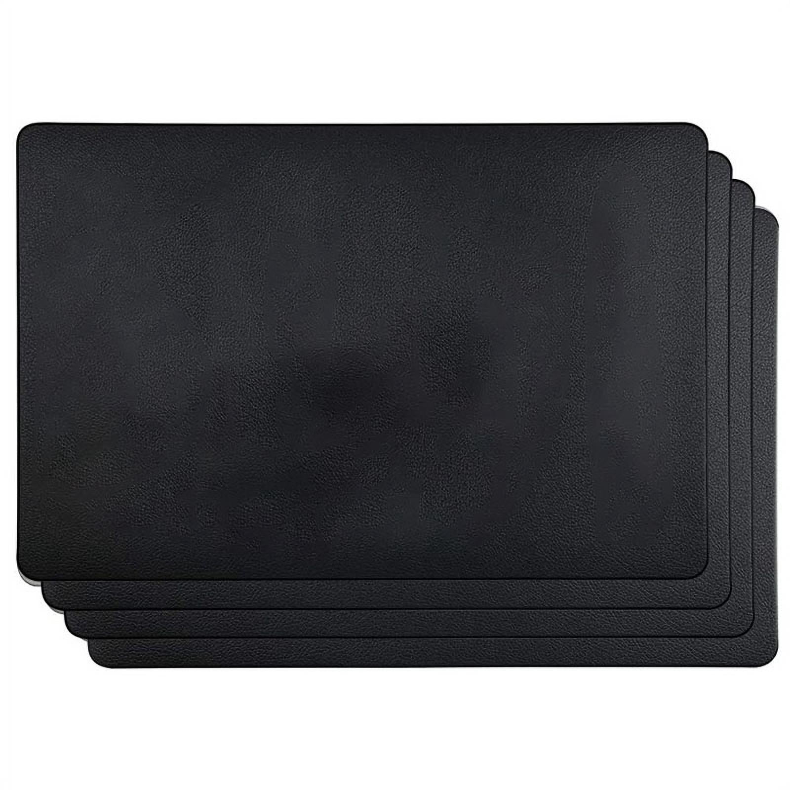 4PCS HeatResistant Placemats, Artificial Leather Placemats, Waterproof
