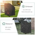 thumbnail image 4 of Funda impermeable SoloToo para andadores con ruedas para personas mayores, accesorio plegable para andadores, compatible con andadores con asiento (negro), 4 of 5