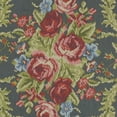 thumbnail image 6 of SAFAVIEH Classic Vintage Kyleigh Floral Polyester Area Rug, Grey/Rose, 5' x 8', 6 of 7