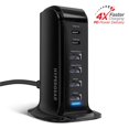 thumbnail image 1 of Hypercel 15644-HYP HyperGear Power Tower 42W 6 USB Charging Station (15644-HYP) Black, 1 of 1