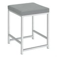 thumbnail image 1 of Umbridge Upholstered Square Padded Cushion Vanity Stool, 1 of 1