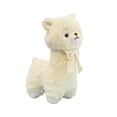 thumbnail image 2 of Cuddly White Alpaca Llama Lamb Toy - 13" Stuffed Animal Cushion Plush Doll, Kawaii Plushie, 2 of 6